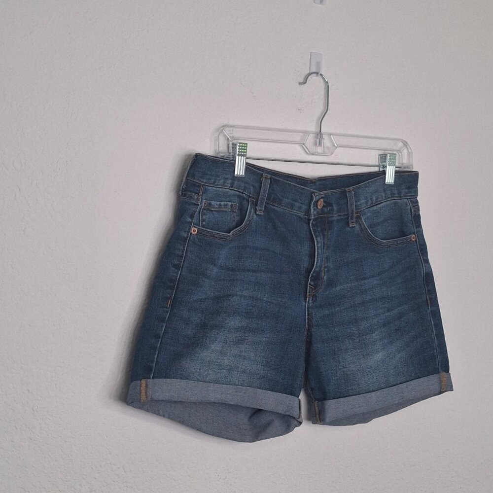 Old Navy Denim Shorts Sz 10 Medium Wash Mid Rise 4.5 inch Western Cowgirl - Picture 3 of 13